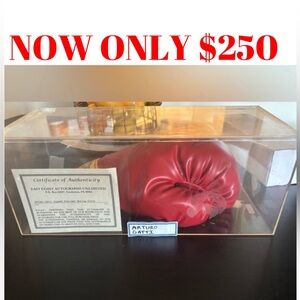Arturo Gatti Signed Autograph Canada Legend Boxer Boxing Glove With Case & COA